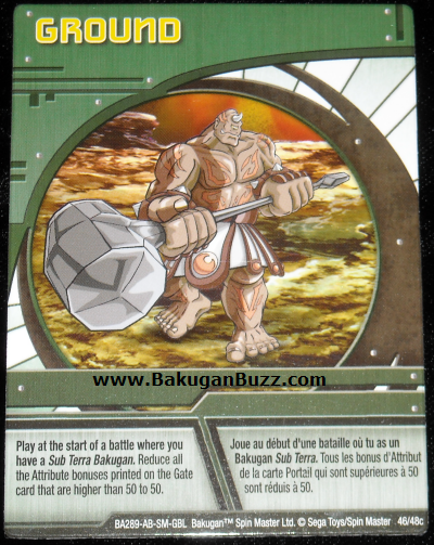Bakugan STRONG WINDS BLOW Ability Card Battle Brawlers 45/48c