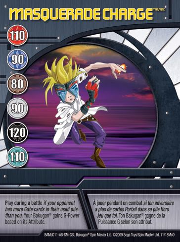 11McD Masquerade Charge Bakugan 1 18McD Promo Card Set