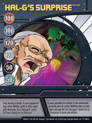 17McD Hal G Surprise Bakugan 1 18McD Promo Card Set
