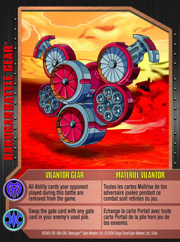 05a Vilantor Gear 762x1024 Bakugan 1 6a Battle Gear Card Set