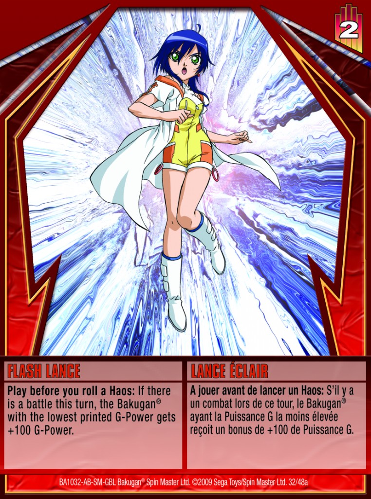 32a Flash Lance 762x1024 Bakugan Gundalian Invaders 1 48a Card Set