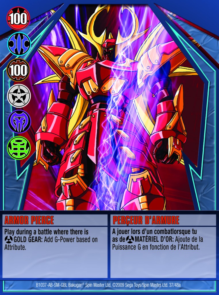 37a Armor Pierce 762x1024 Bakugan Gundalian Invaders 1 48a Card Set