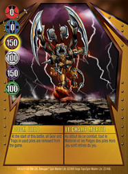 22 48b Doom Field Bakugan Gundalian Invaders 1 48b Card Set