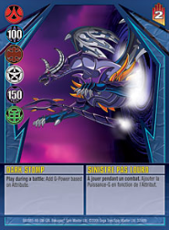37 48b Dark Stomp Bakugan Gundalian Invaders 1 48b Card Set