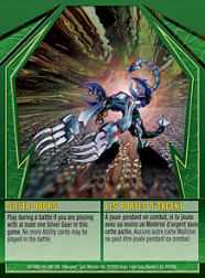 42 48b Silver Doors Bakugan Gundalian Invaders 1 48b Card Set