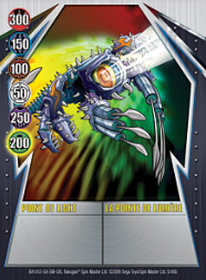 5 48b Point of Light Bakugan Gundalian Invaders 1 48b Card Set