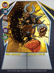 6 48b Once Mainland Bakugan Gundalian Invaders 1 48b Card Set