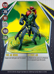 8 48b The AG Wind Bakugan Gundalian Invaders 1 48b Card Set