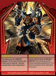 Sabator Bakugan Gundalian Invaders 1 48b Card Set