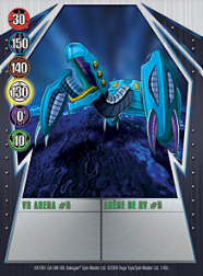 1 48c VR Arena 5 Bakugan Gundalian Invaders 1 48c Card Set