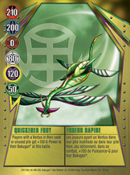 10 48c Quickened Fury Bakugan Gundalian Invaders 1 48c Card Set