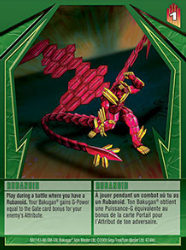 47 48c Rubanoid Bakugan Gundalian Invaders 1 48c Card Set