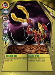 9 48c Golden Axe Bakugan Gundalian Invaders 1 48c Card Set