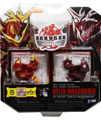 Bakugan Evil Twin Packs Evil Twin Helix Dragonoid Bakugan Evil Twin Packs
