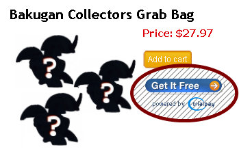 trialpay Get the Bakugan Collectors Grab Bag Free With Trial Pay!