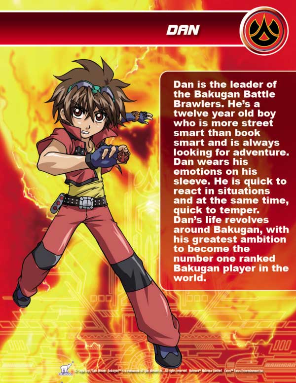 Bakugan Battle Brawlers Bakugan Toys All Things Bakugan Dan Kuso