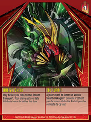 1 2b Breezy Sneak Bakugan GI Stealth Series 1 2b Card Set