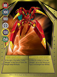 10e Once Mainland Bakugan Gundalian Invaders 1 47e Card Set