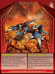 27e Mud Master Bakugan Gundalian Invaders 1 47e Card Set