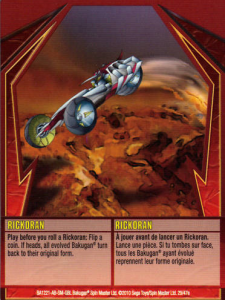 29e Rickoran 225x300 Bakugan Gundalian Invaders 1 47e Card Set