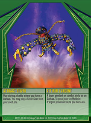 39e Attract Silver Bakugan Gundalian Invaders 1 47e Card Set