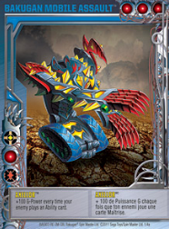 1 4a Axellor Bakugan 1 4a Mobile Assault Card Set