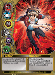 13f Reward Bakugan Mechtanium Surge 1 48f Card Set