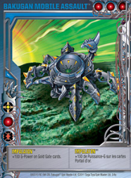 2 4a Impalaton Bakugan 1 4a Mobile Assault Card Set