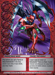 25f Predictable Muck Bakugan Mechtanium Surge 1 48f Card Set