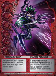 26f Predictable Damp Bakugan Mechtanium Surge 1 48f Card Set