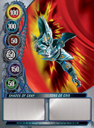 2f Shades of Gray Bakugan Mechtanium Surge 1 48f Card Set