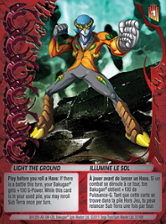 31f Light the Ground Bakugan Mechtanium Surge 1 48f Card Set