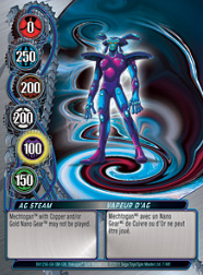 7f AG Steam Bakugan Mechtanium Surge 1 48f Card Set