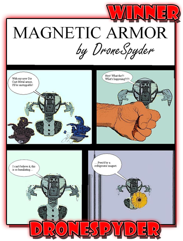 DroneSpyderMSComicWinner Winners of the Mechtanium Surge Comic Contest   July 2011!