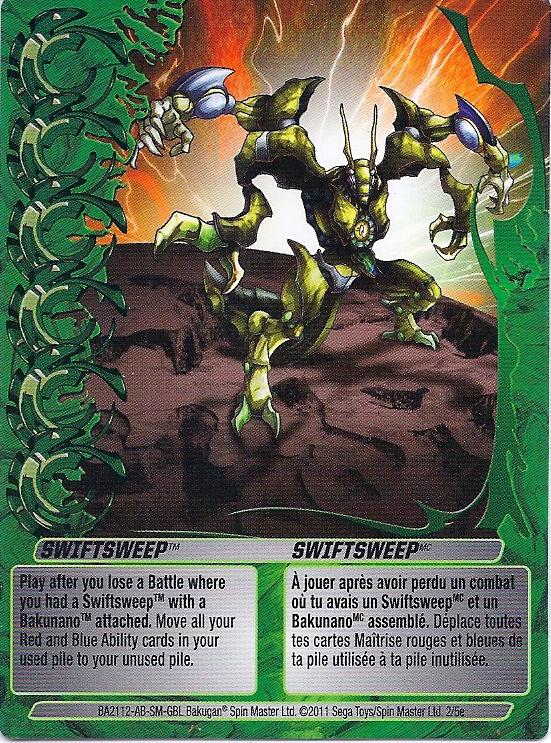2 5e Swiftsweep Bakugan 1 5e Mechtogan Card Set