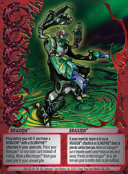 Braxion Bakugan 1 4a Mechtogan Card Set